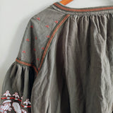 RD + KOKIO For Anthropologie Embroidered Top/Jacket