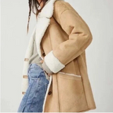 FREE PEOPLE Diogo Sherpa Coat