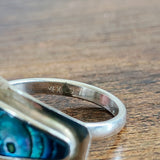 Vintage Abalone Ring