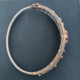 Vintage Ruby Hinge Bracelet