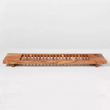 HEARTH & HAND Slatted Wood Bathroom Tray