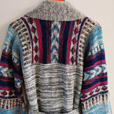 Vintage Belted Wrap Cardigan Sweater