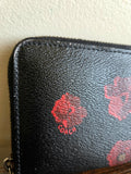 COACH Floral Accordion Zip Wallet