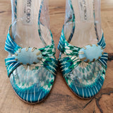 Vintage JIMMY CHOO Silk Heels