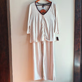 MAIDENFORM Lace Trim Pajama Set