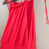 BANANA REPUBLIC Ruffled Halter Dress
