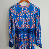 SANDRO Roberta Eyelet Lace-Inset Maxi Dress