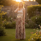 Vintage Boho Wrap Skirt