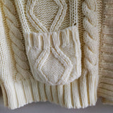 Vintage Fisherman Cardigan Sweater