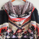 VERTIGO PARIS Boho Hoodie Cardigan