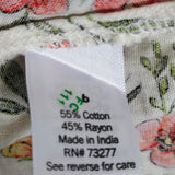 LAUREN CONRAD Floral Ruffled Blouse