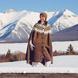 Vintage Handknit Cape
