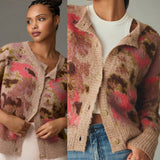 ANTHROPOLOGIE Textured Cardigan Sweater