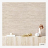 Grasscloth Peel and Stick Wallpaper
