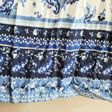 LUCKY BRAND Border Print Maxi Dress