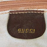 GUCCI Leather Bamboo Handle Bag