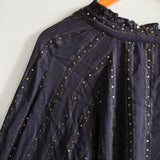 ANTHROPOLOGIE Quinn Sequined Tunic Blouse
