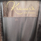 Vintage Mink Fur Long Coat