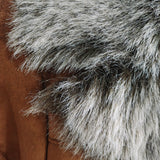 Vintage Vegan Suede Jacket