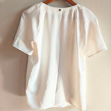 TRINA TURK Split Neck Blouse