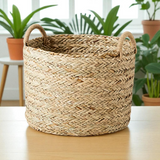 Braided Grass Storage Basket