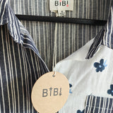 Mixed Print Button-Down Shirt