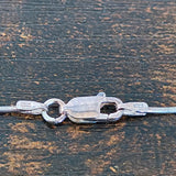 SS Topaz Pendant Necklace