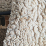 Vintage Suede Shearling Coat