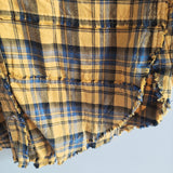 Oversized Plaid Flannel Shirt