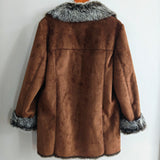 Vintage Vegan Suede Jacket