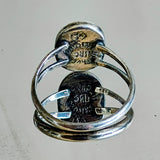 Vintage Abalone Cabochon Ring