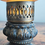 Vintage Brass Hurricane Lamp