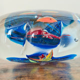 Hand-Blown Murano-Style Art Glass Aquarium Sculpture