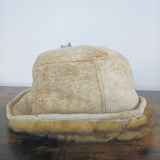 Vintage Dead Stock Suede Cloche Hat