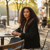 Vintage Persian Lamb & Mink Fur Short Coat