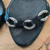 Vintage GUISEPPE ZANOTTI Silk Satin Heels