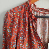 Max Studio Long-Sleeved Tiered Maxi Dress