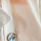 BLACK RIVET Double Breasted Trench Coat