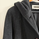 Vintage Hooded Wool Coat