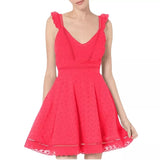 BB Dakota Eyelet Fit & Flare Dress