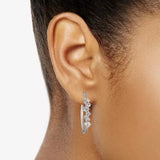 GIVENCHY Crystal Hoop Earrings