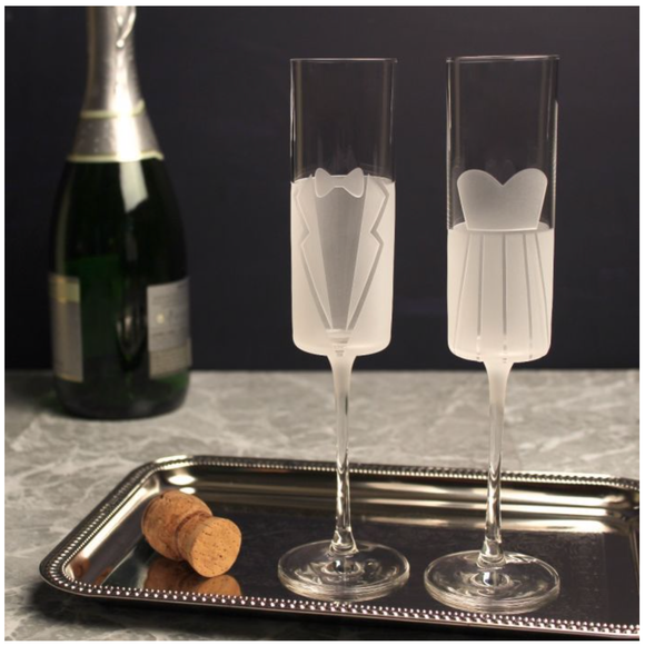 ROLF GLASS Wedding Champagne Flute Set