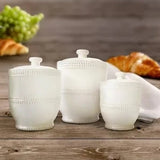 AMERICAN ATELIER Bianca 3-Piece Canister Set