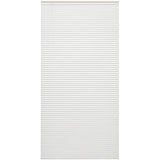 33"W x 64"L White Cordless Light Filtering Vinyl Mini Blind