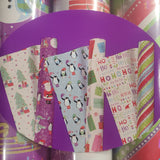 Double-sided Christmas Wrapping Paper, 3 Pack