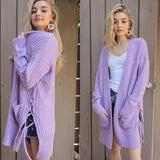 Side Laced Cardigan