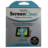 Screen Cleaning Wipes, 30 Pk