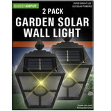 LED Solar Wall Lights, 2 Pack