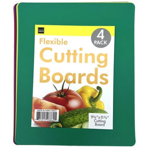 Flexible Cutting Board Set, 4 Pcs