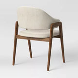 Ingleside Upholstered Wood Barrel Chair
